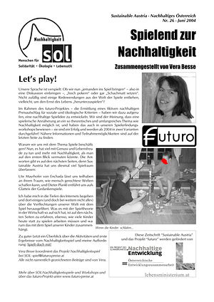 Cover Sustainable Austria Nr. 26