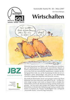 Cover Sustainable Austria Nr. 38