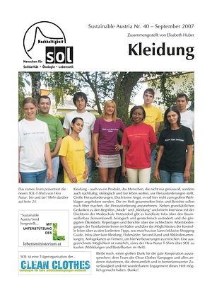 Cover Sustainable Austria Nr. 40