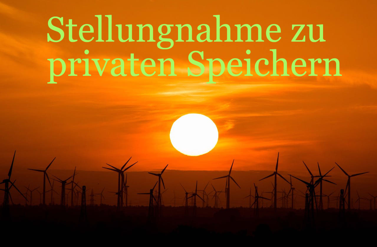 Private Speicher in die Energiewende einbeziehen!